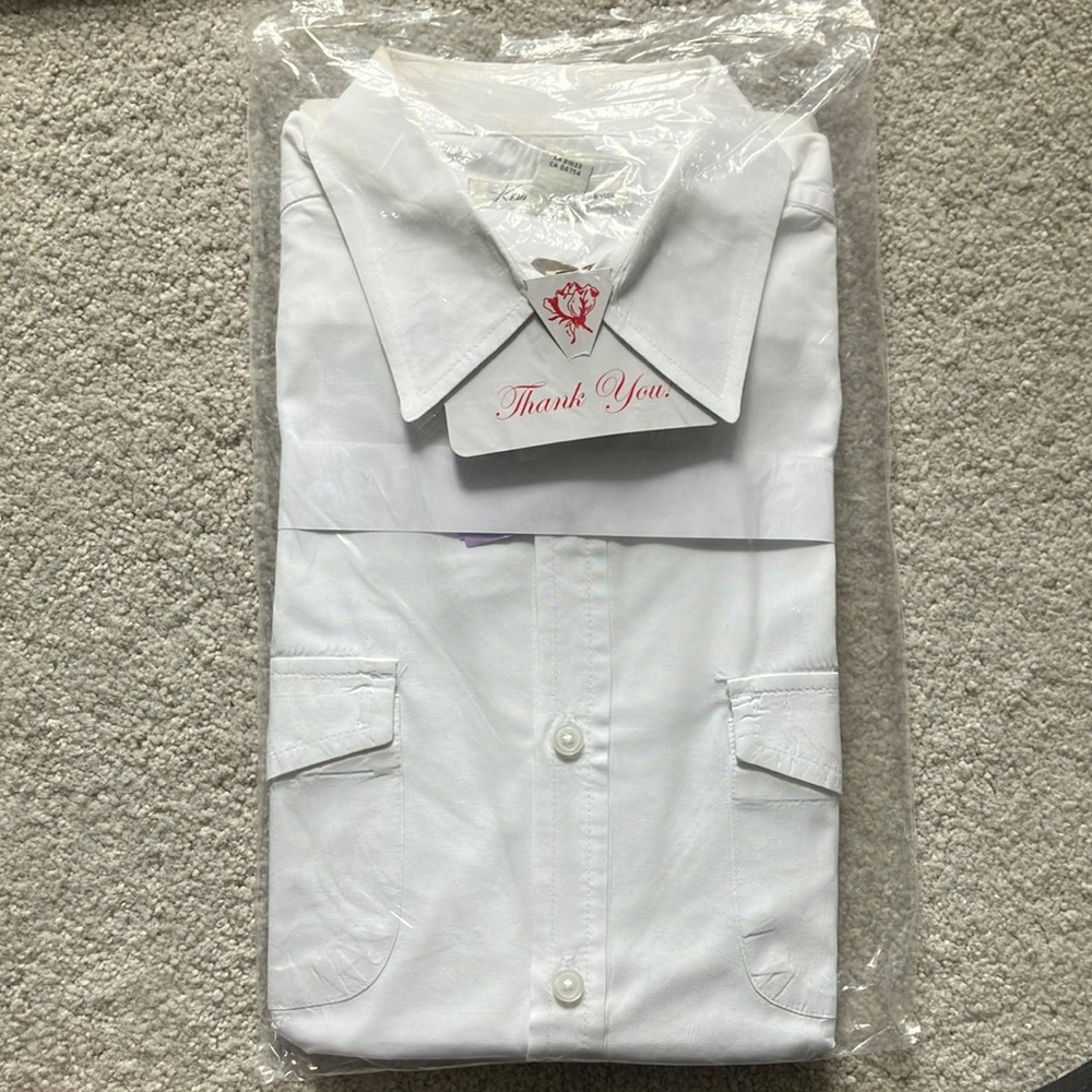 White button up